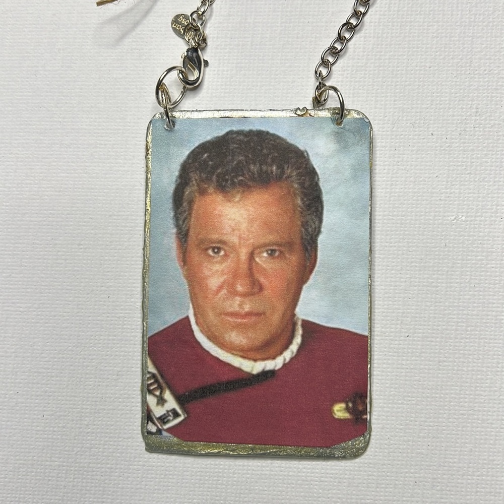 William Shatner Alias Captain Kirk Brass Ornament